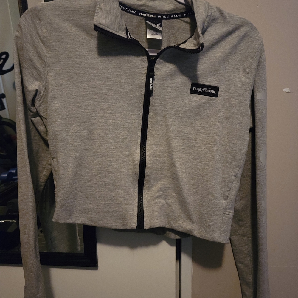 Flag Nor Fail Crop Track Jacket..Limited Edition